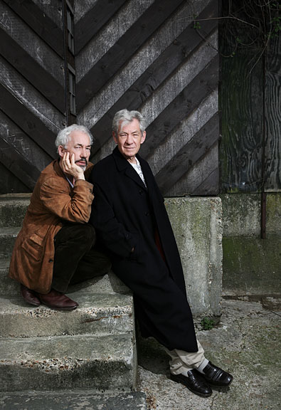 Simon Callow and Sir Ian McKellen - Commercial Photographer