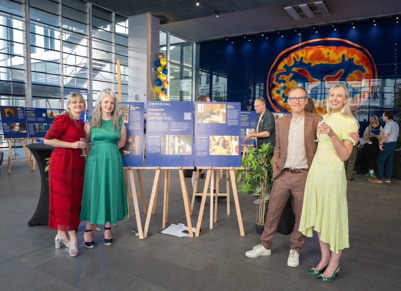 Outreach at 50 celebrated with a special exhibition at Imperial College on Exhibition Road — bringing together portraits, stories, and the people who’ve shaped five decades of inspiring young minds.
